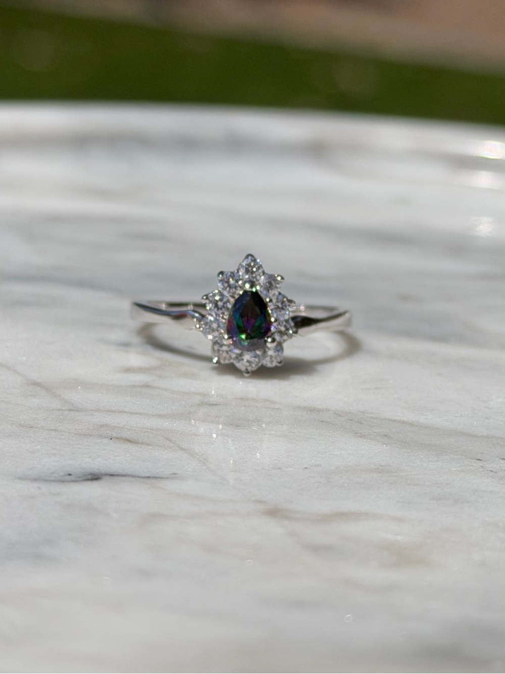 Sterling Silver Mystic Quartz Ring
